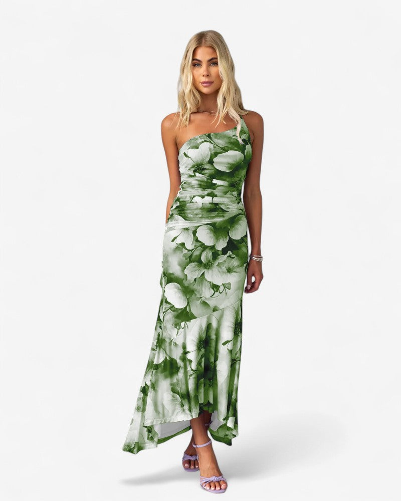 ALVÉA | ONE-SHOULDER DRESS