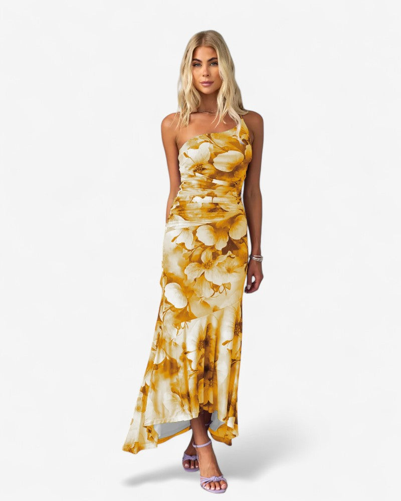 ALVÉA | ONE-SHOULDER DRESS