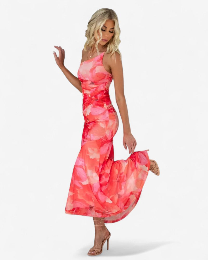 ALVÉA | ONE-SHOULDER DRESS