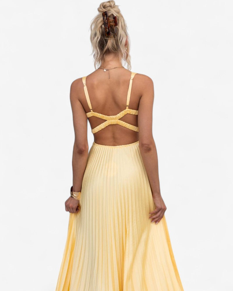 CALADRIA | CRISSCROSS BACK DRESS