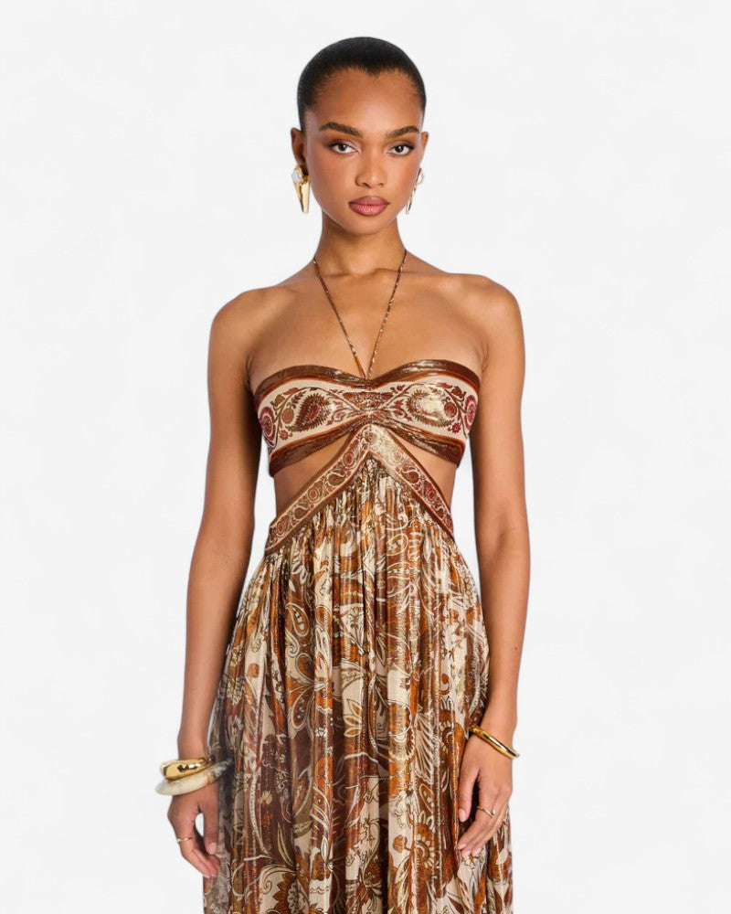 BELMONIA | PAISLEY FLOW DRESS