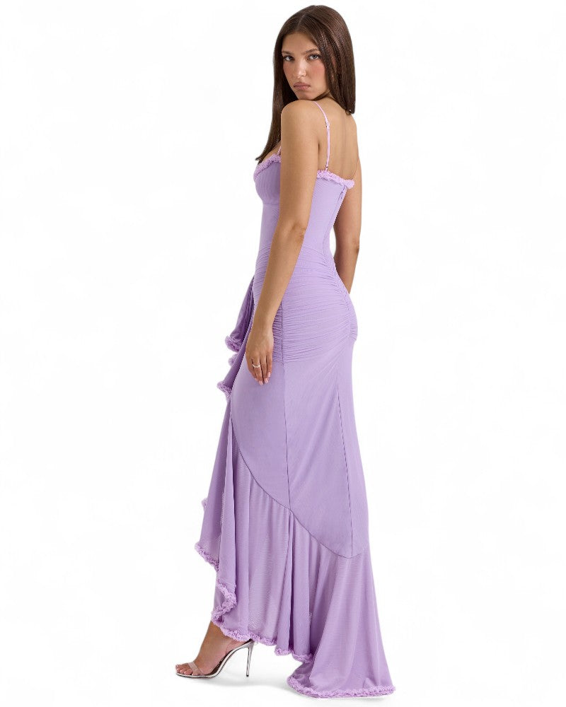 SORAYA | CASCADING RUFFLE DRESS