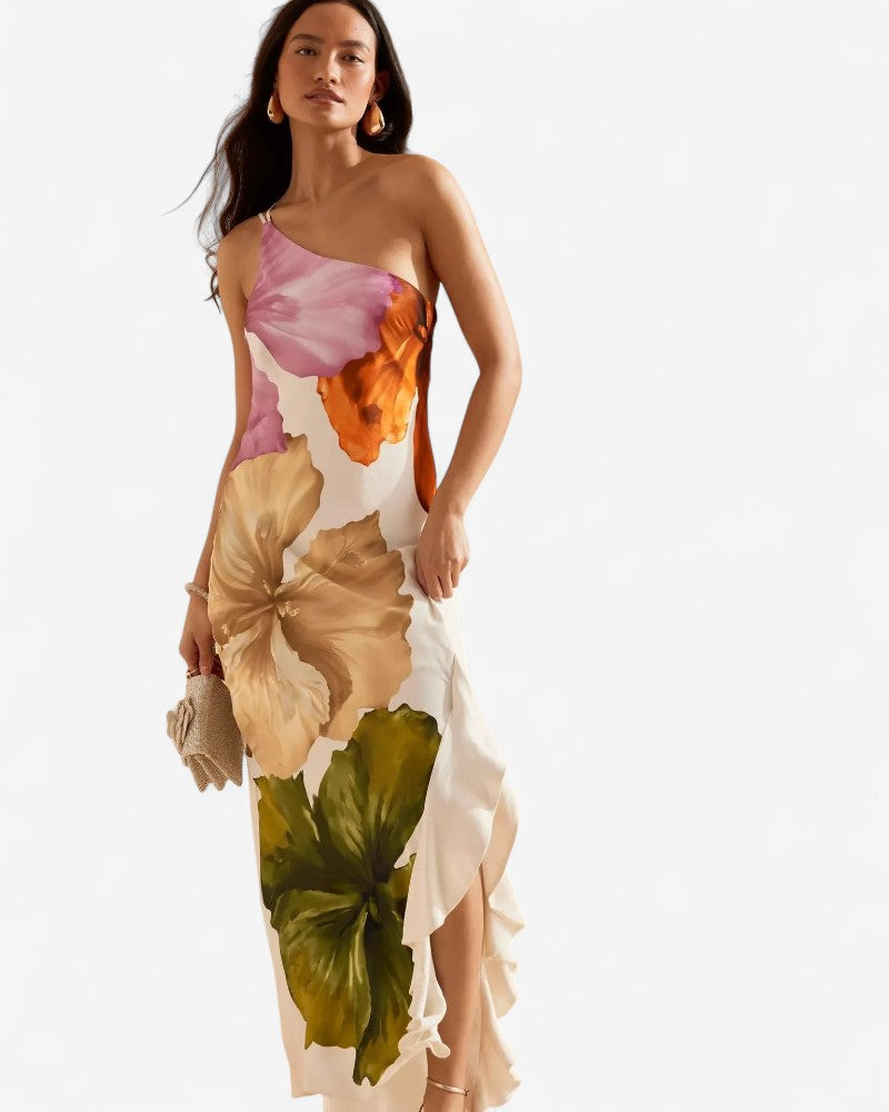 MERIVIA | ONE-SHOULDER DRESS