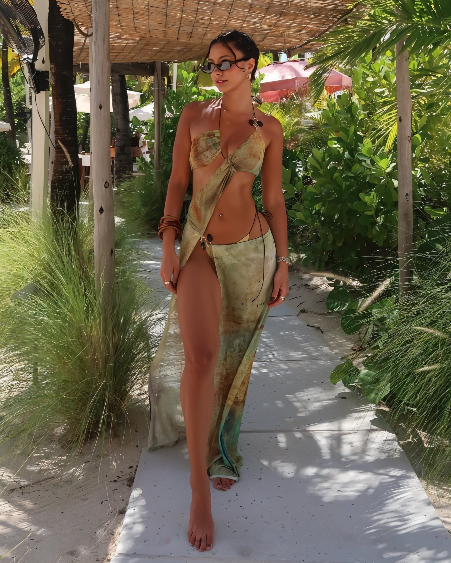 PIPER | ROBE DE PLAGE ASYMÉTRIQUE