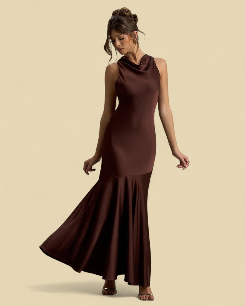 MARION DE VIE | SATIN DRESS