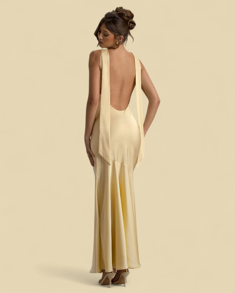 MARION DE VIE | SATIN DRESS