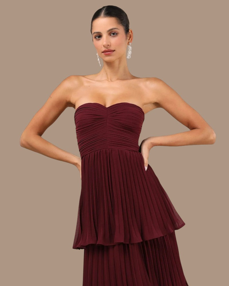 AUREMÉ | STRAPLESS DRESS
