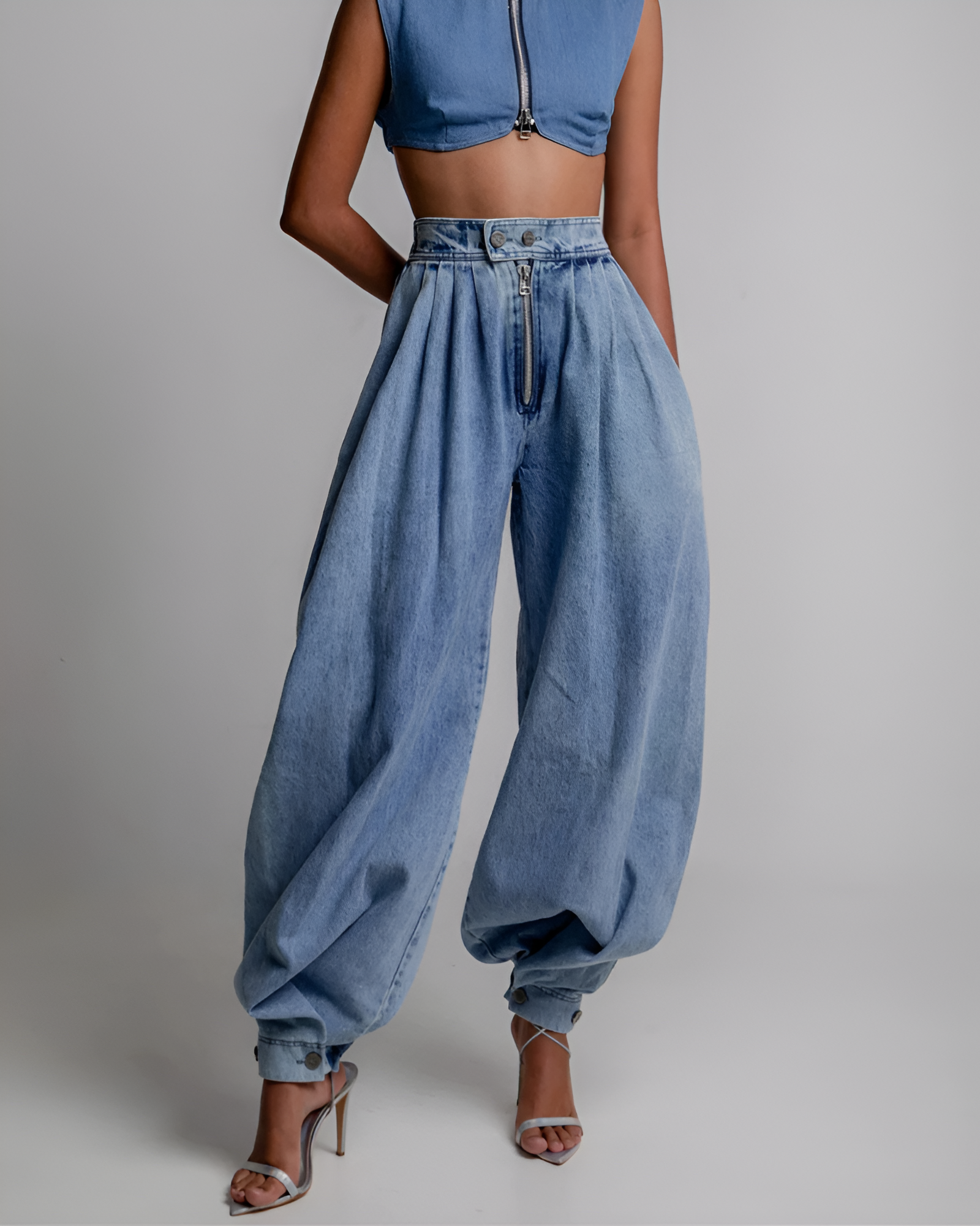 VALORA | SCULPTED WAIST TROUSERS
