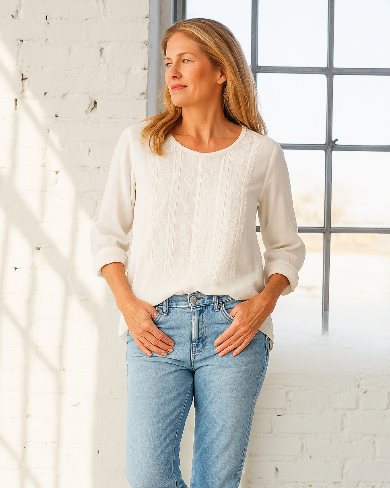 ELARA | EMBROIDERED BLOUSE