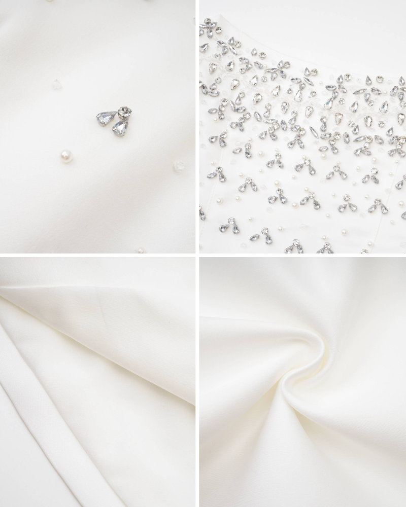 LYS | EMBELLISHED STRAPLESS DRESS