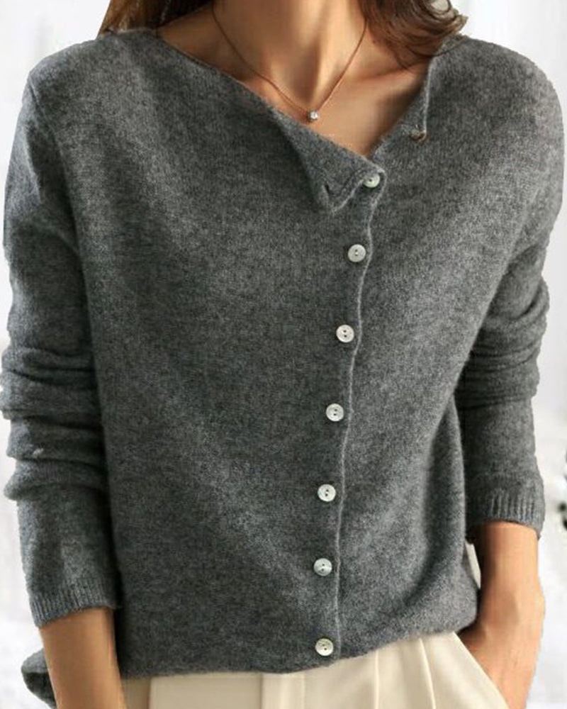 LUNAH | ASYMMETRIC COZY KNIT