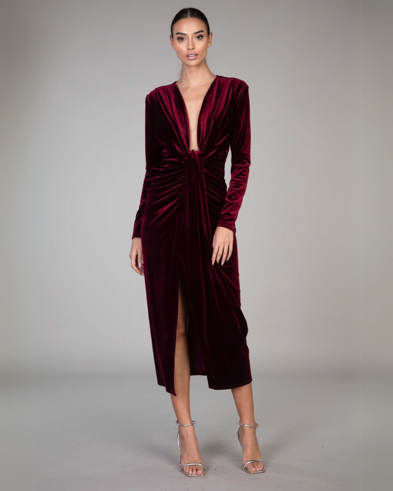 NOIRÉLLE | DEEP V SLIT DRESS