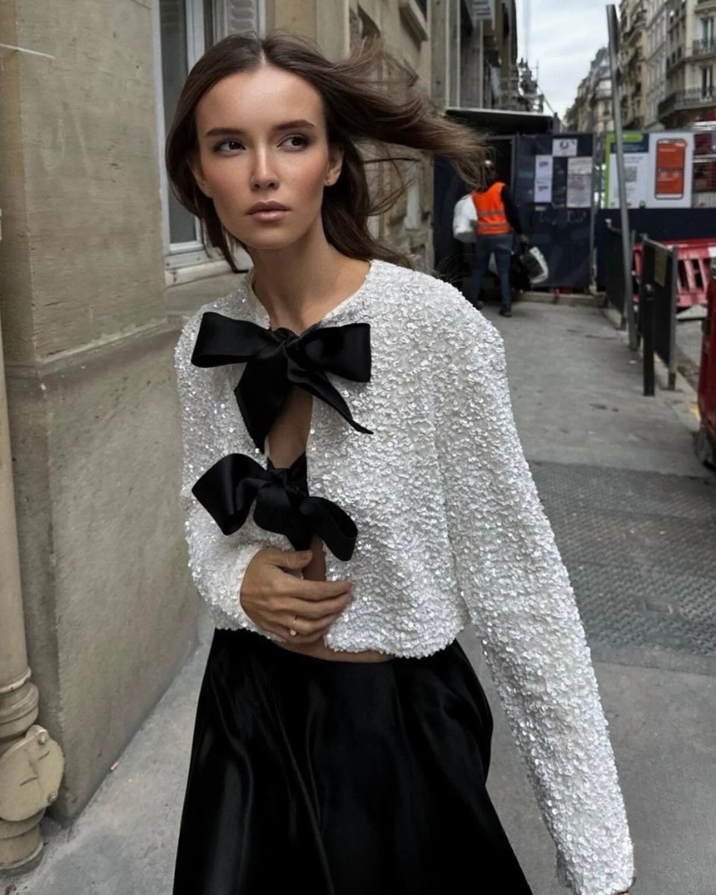 JOUX | BOW BLOUSE