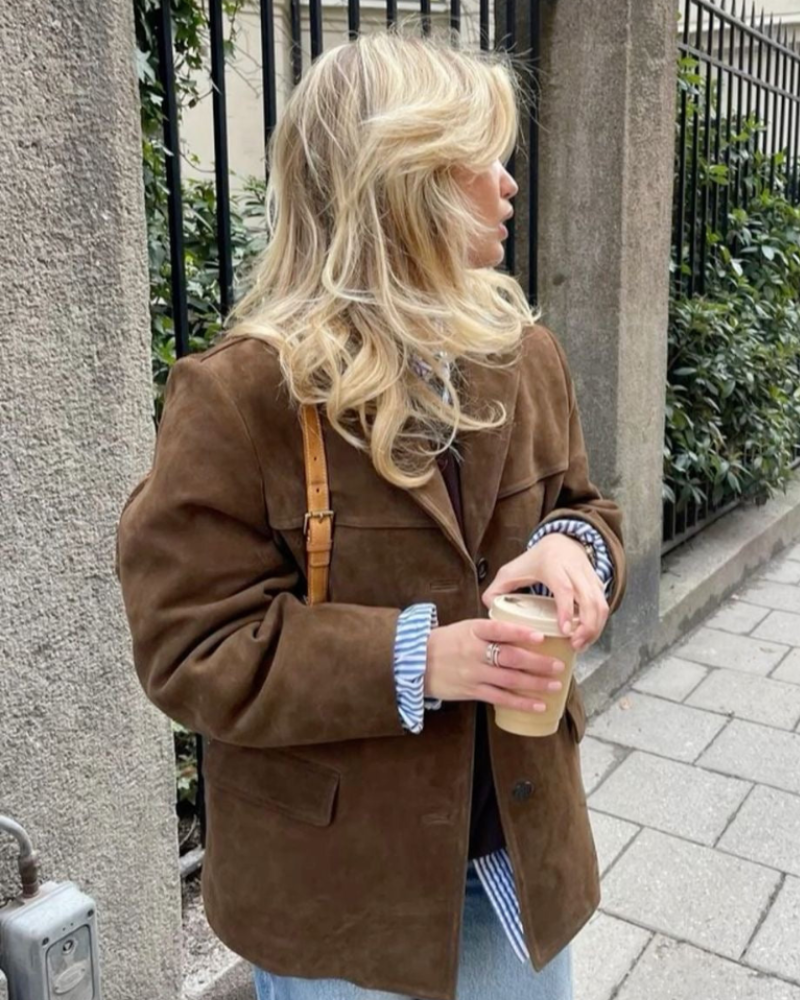 DANA | BROWN BLAZER
