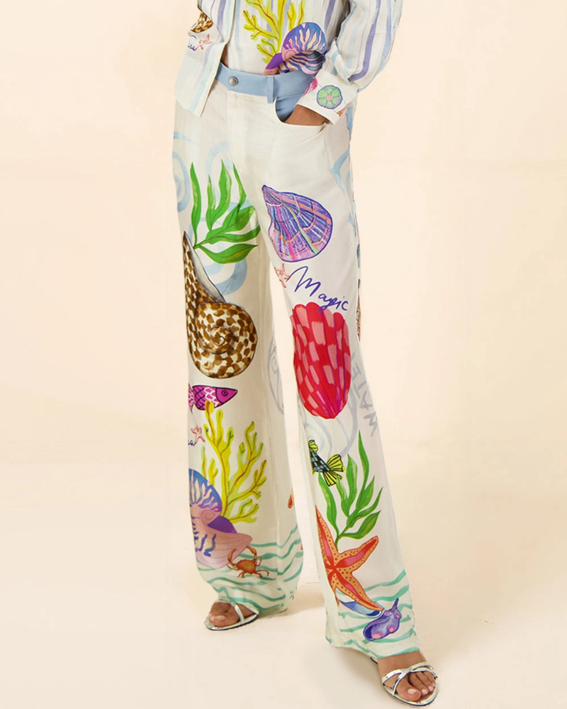 LUNARIA | OCEAN THEME PANTS