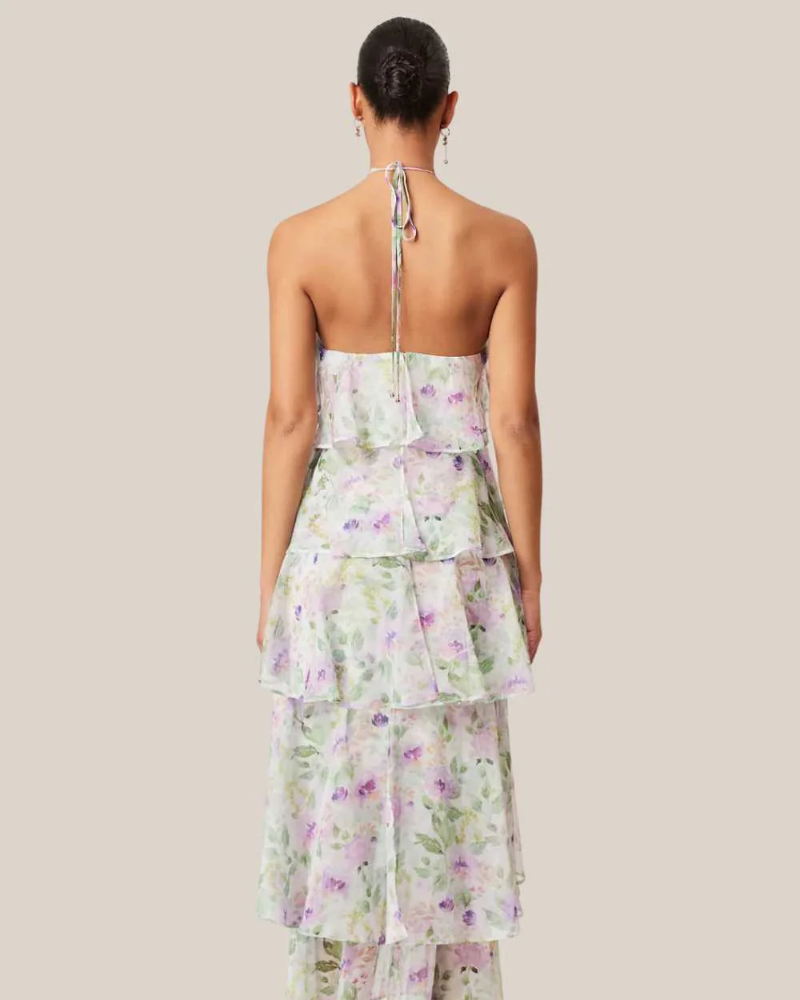 FLORIANNE | LAYERED BACKLESS DRESS