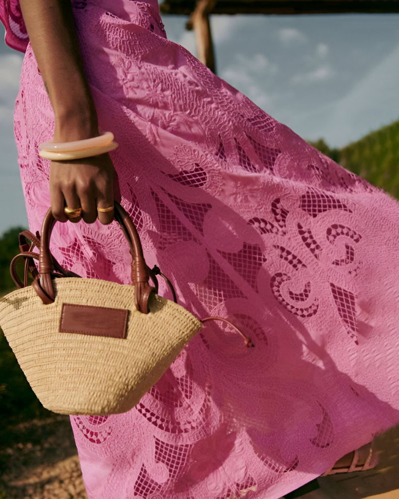 CALYMA | CUTOUT LACE SKIRT