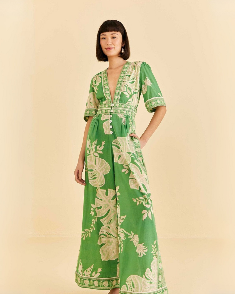 PALMÉA | TROPICAL LEAF JUMPSUIT