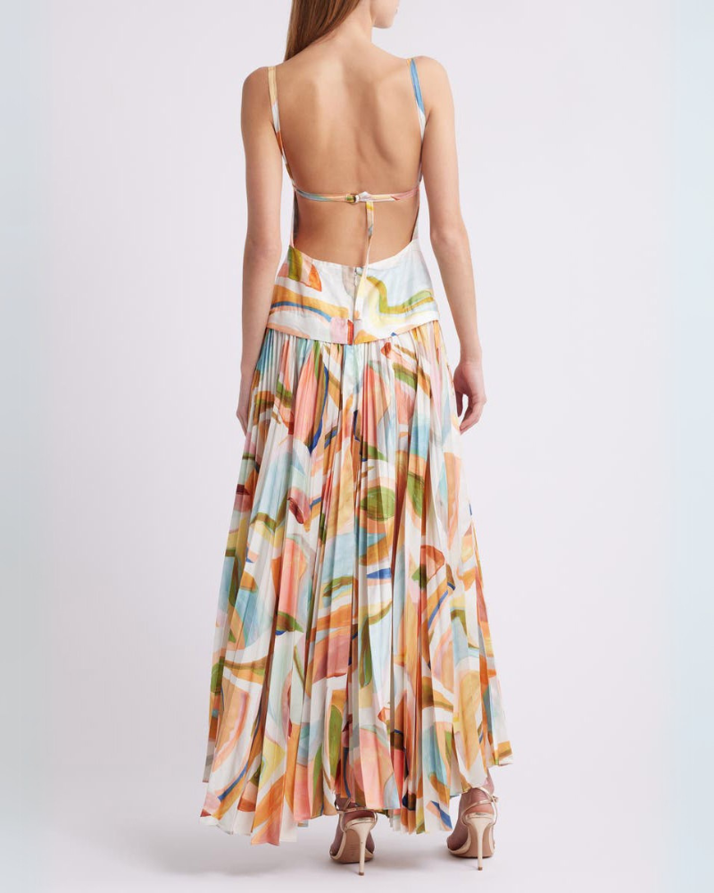 LARA VIVE | PLEATED DRESS