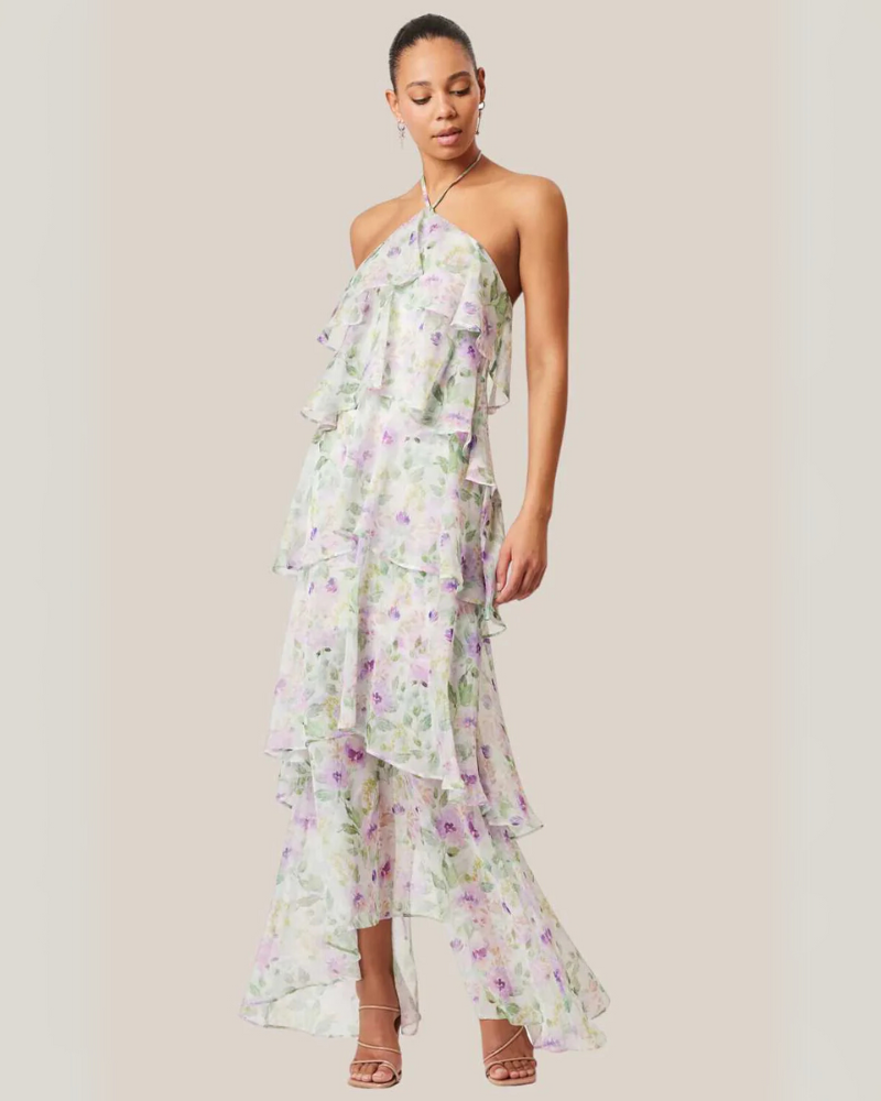 FLORIANNE | LAYERED BACKLESS DRESS