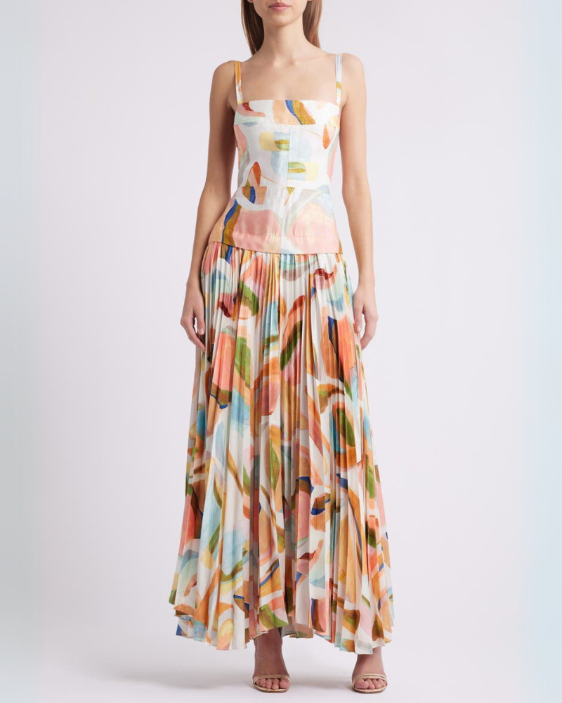 LARA VIVE | PLEATED DRESS