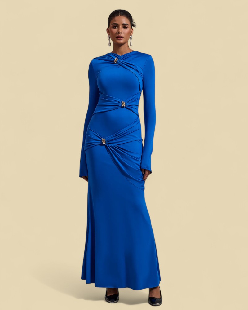 NOIRÉA | TWISTED DRAPE DRESS
