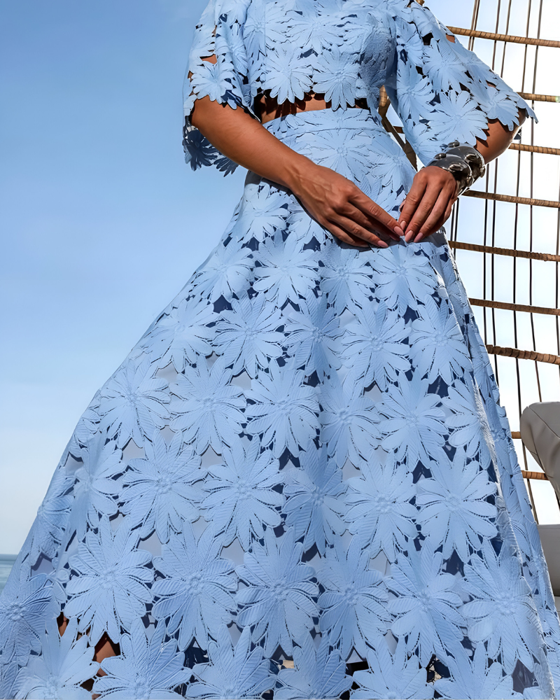 AMALORA | FLORAL LACE SET