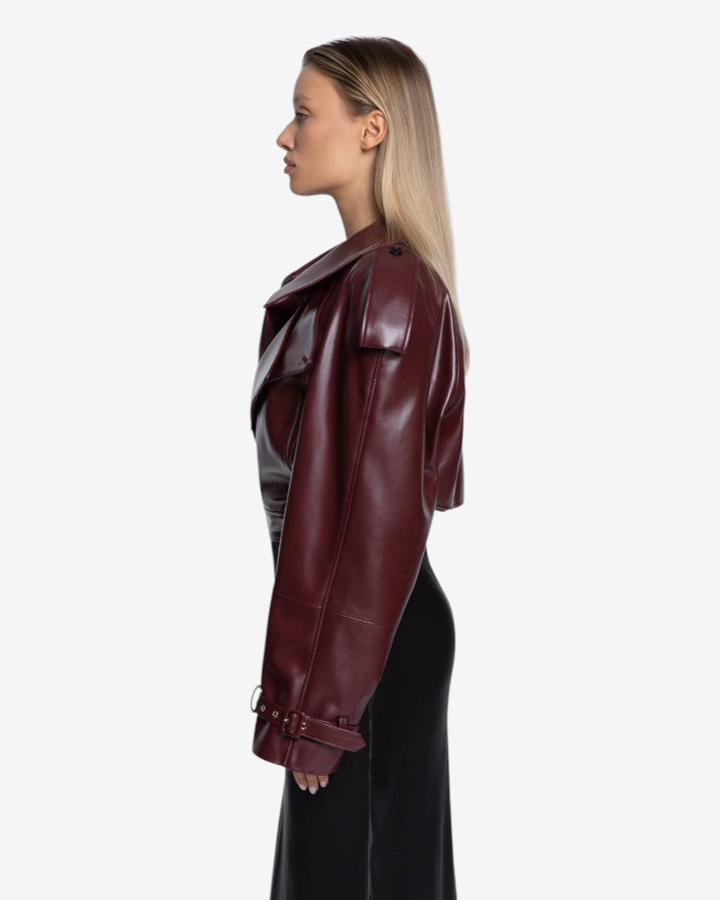 LINA | BURGUNDY JACKET