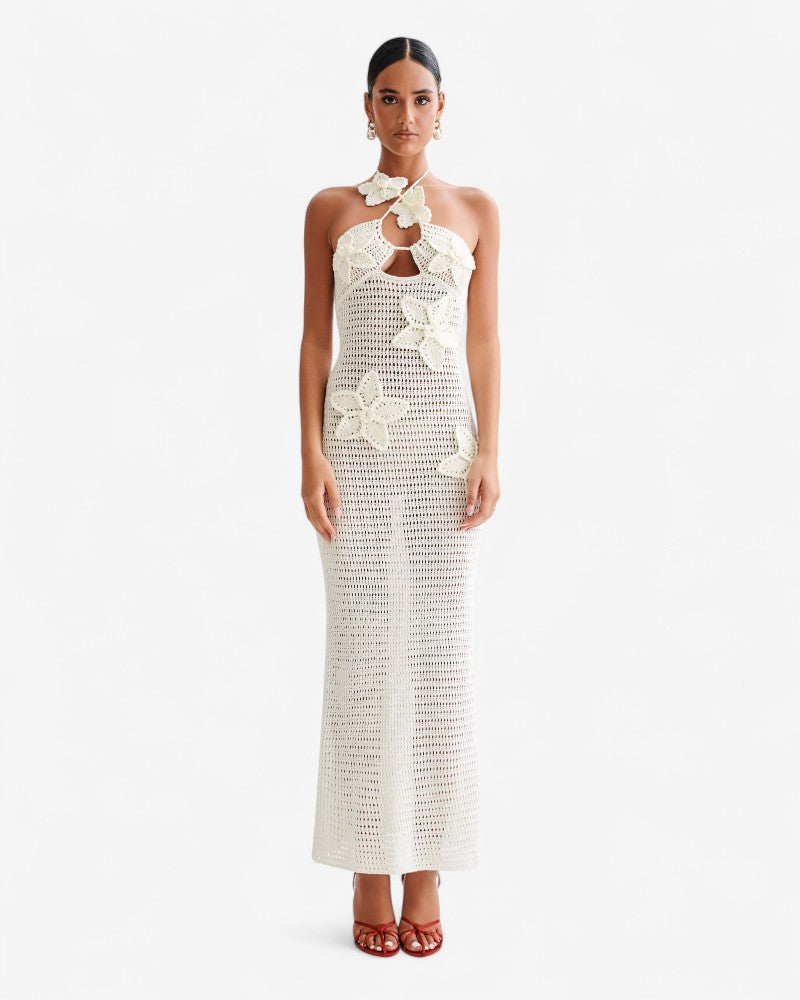 MARELLS | FLORAL CROCHET DRESS
