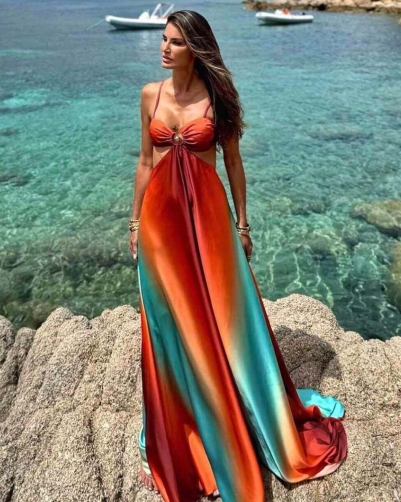 ISOLARA | SUNSET GRADIENT DRESS