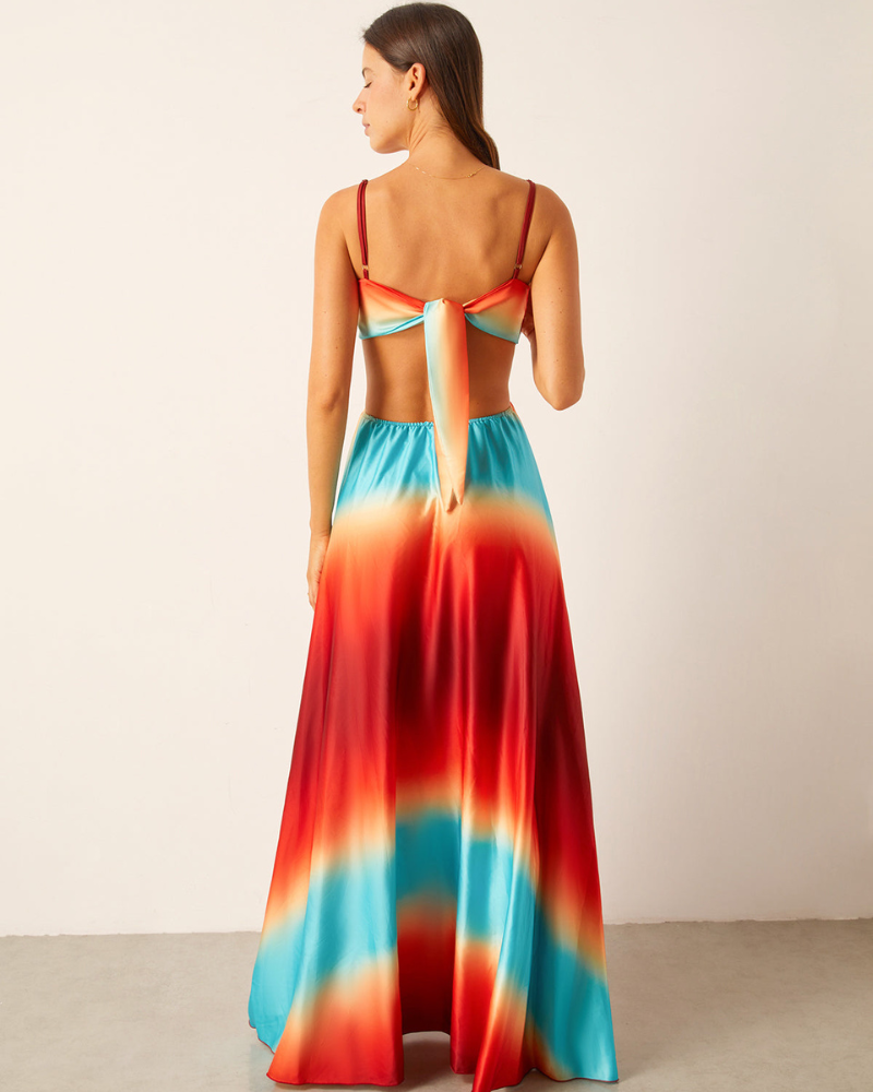 ISOLARA | SUNSET GRADIENT DRESS