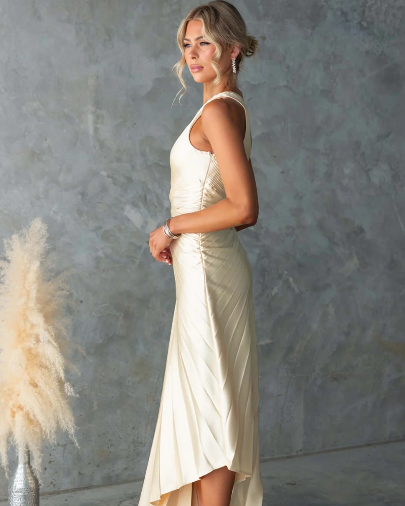AURELIA | ONE-SHOULDER CUT-OUT DRESS