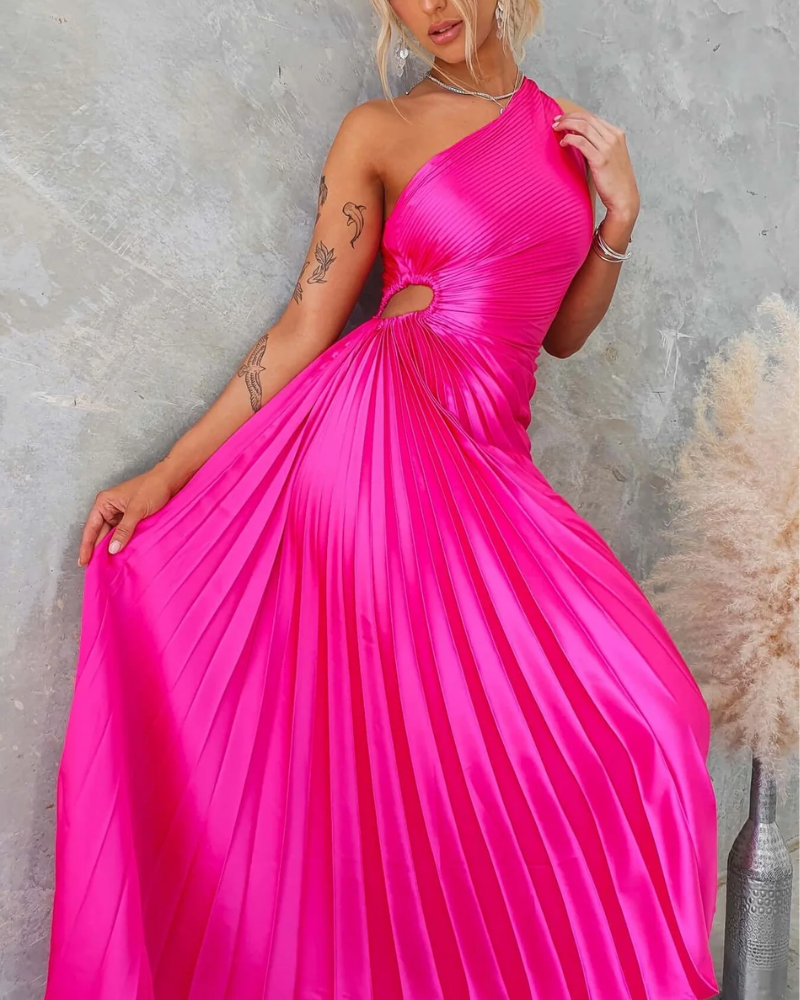 AURELIA | ONE-SHOULDER CUT-OUT DRESS