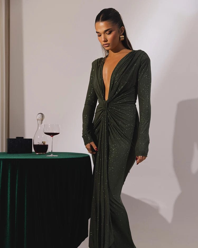 ALDENA | DEEP V DRESS