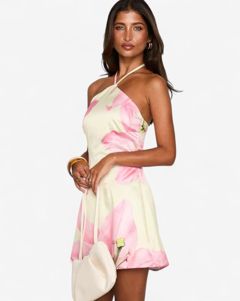 SANTÉRIA | HALTER NECK DRESS