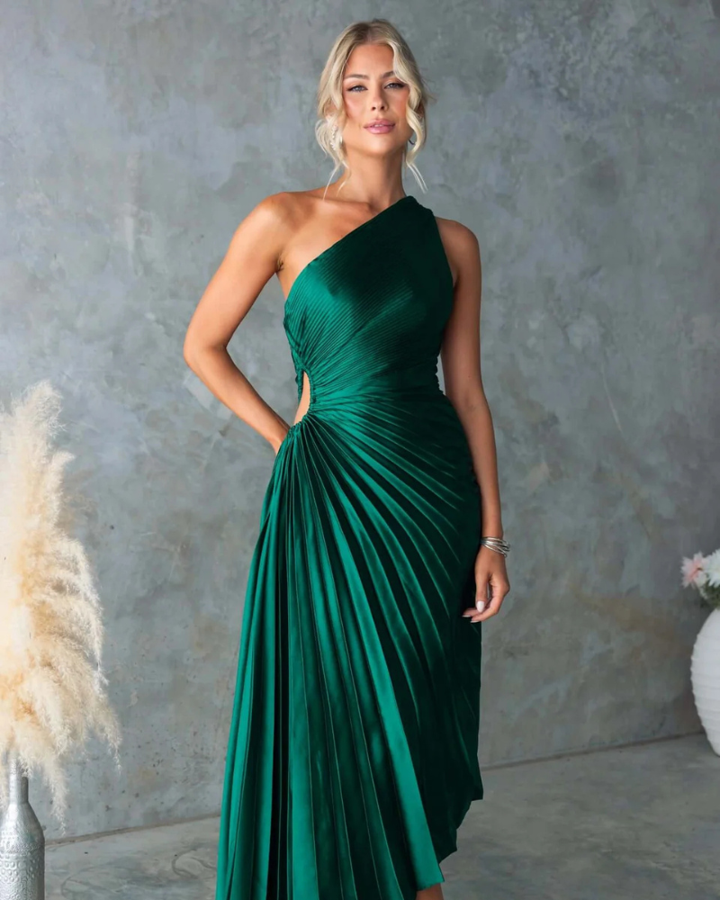AURELIA | ONE-SHOULDER CUT-OUT DRESS