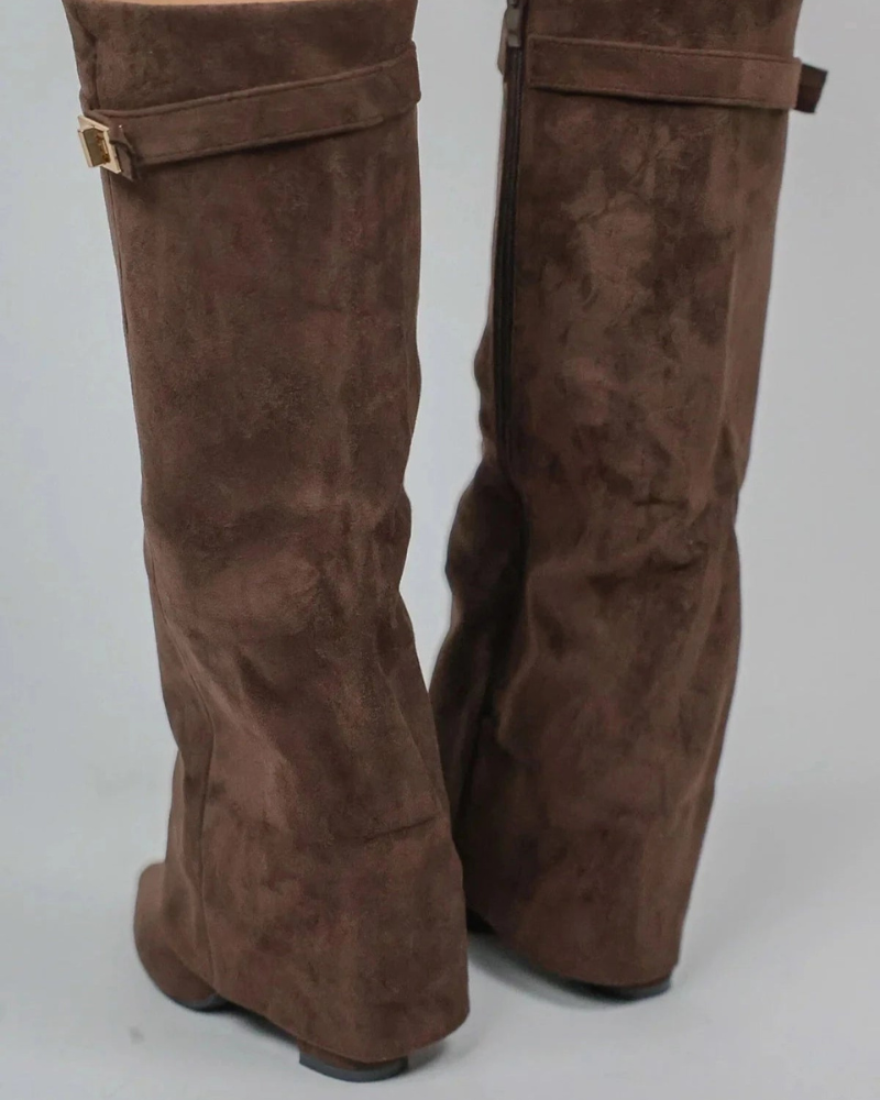 LAVISTA | BOTTES AU GENOU EN DAIM