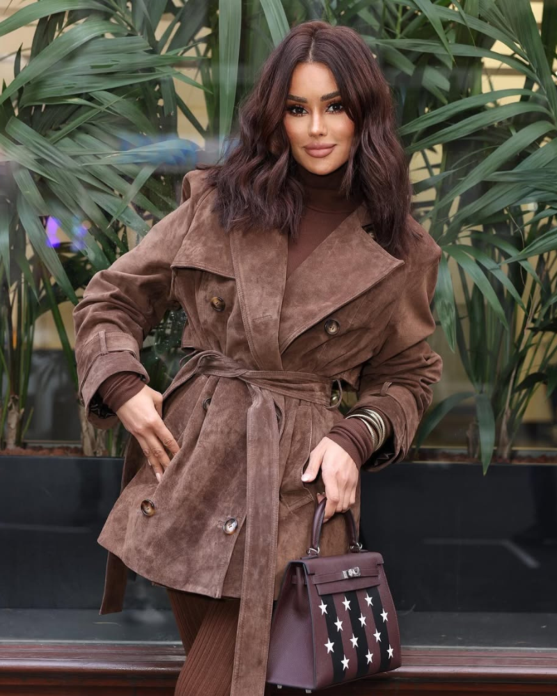 SORRAH | SHORT WRAP TRENCHCOAT