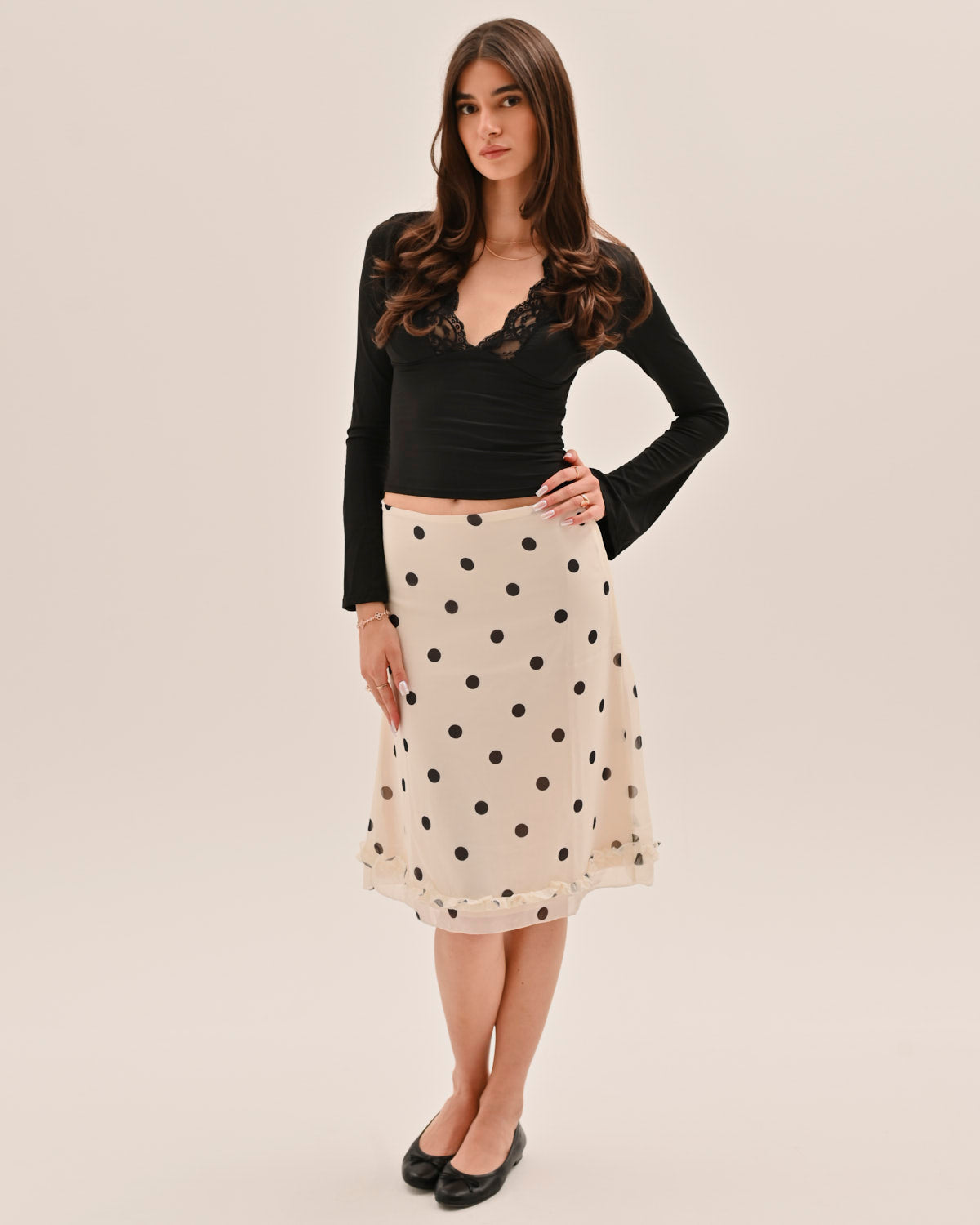 AMIRÈ | POLKA DOT SKIRT