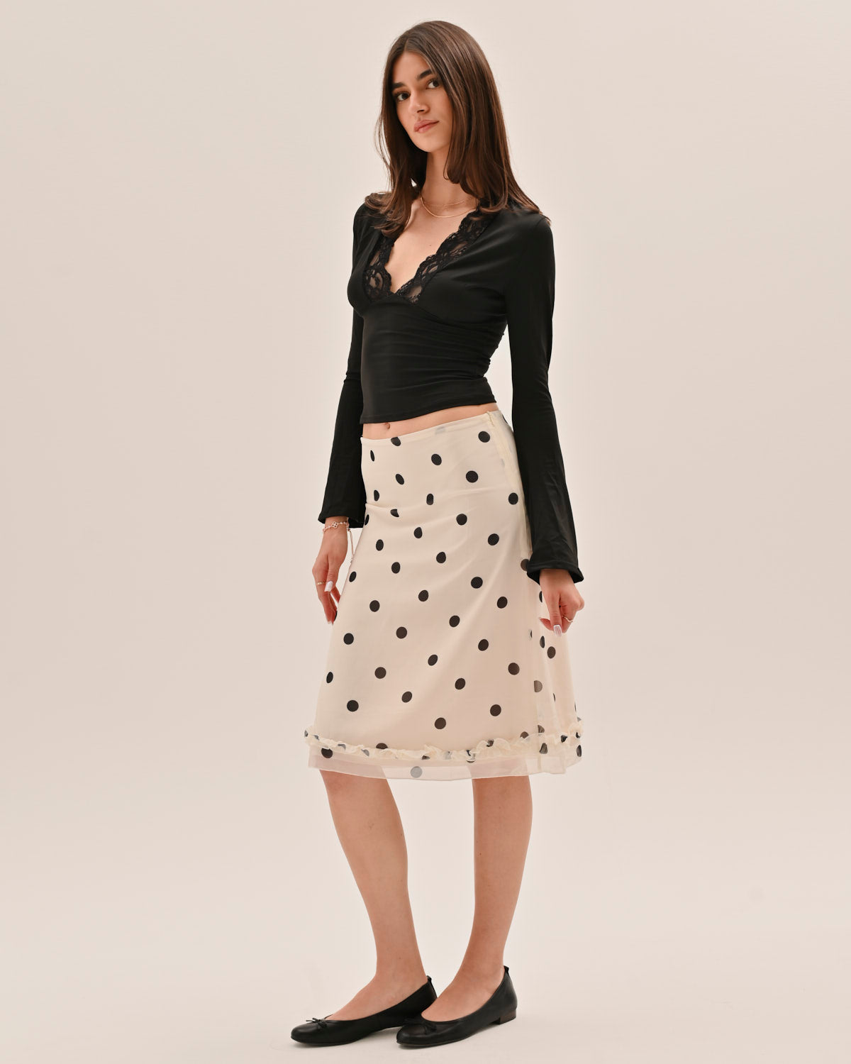 AMIRÈ | POLKA DOT SKIRT