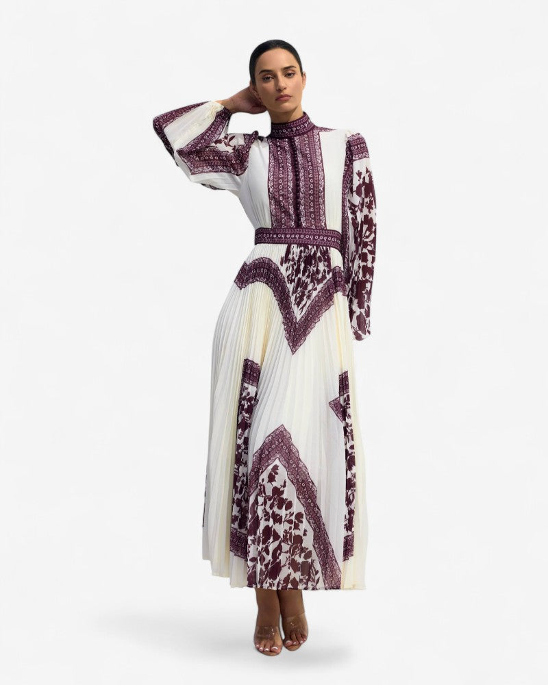 ALVARA | FLORAL PANEL DRESS