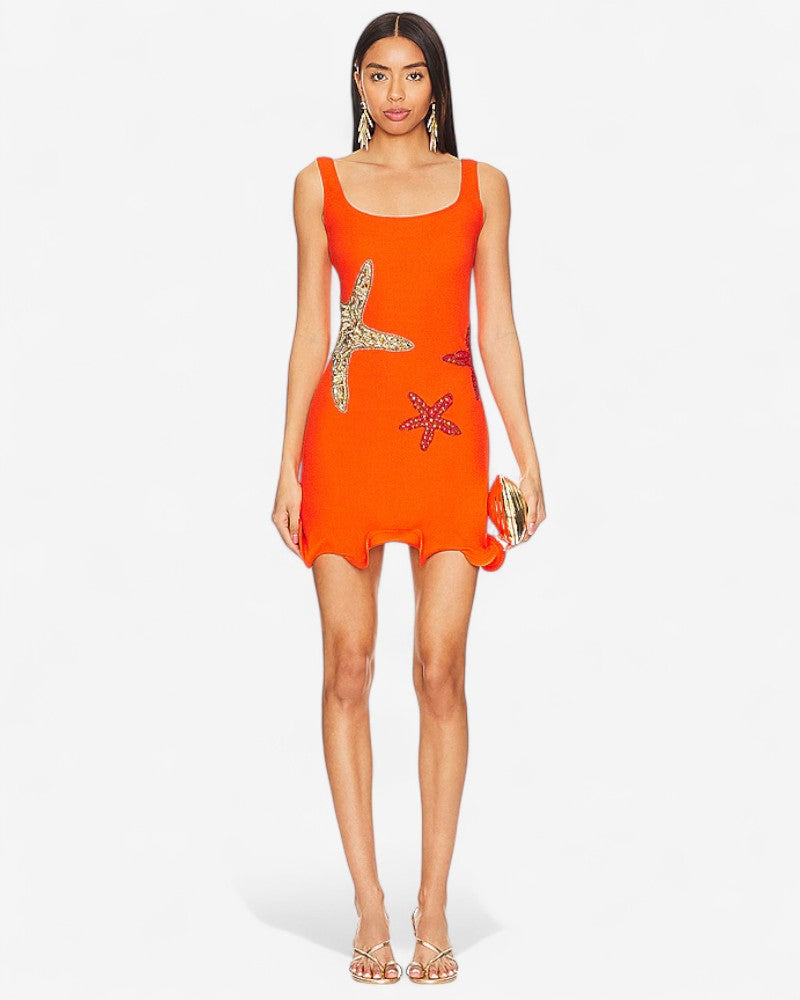 MANUÉ | STARFISH EMBELLISHED DRESS