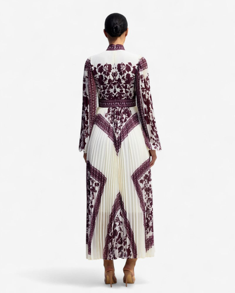 ALVARA | FLORAL PANEL DRESS