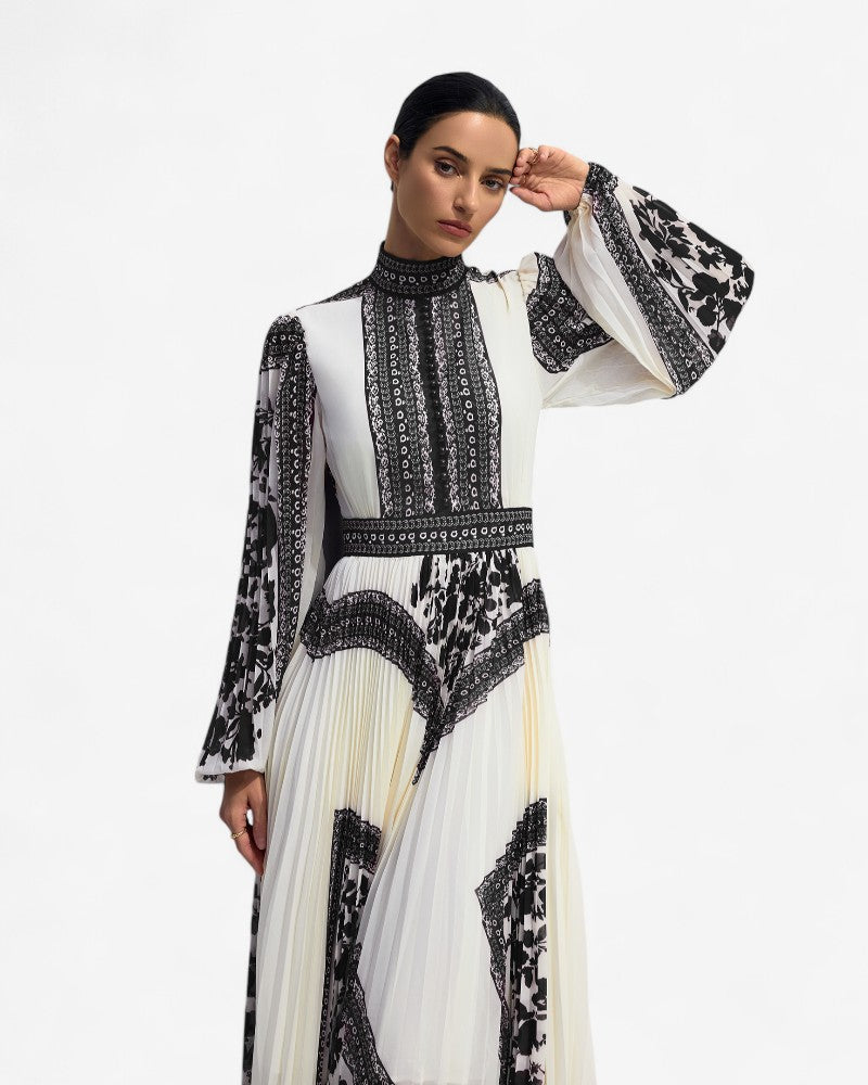 ALVARA | FLORAL PANEL DRESS
