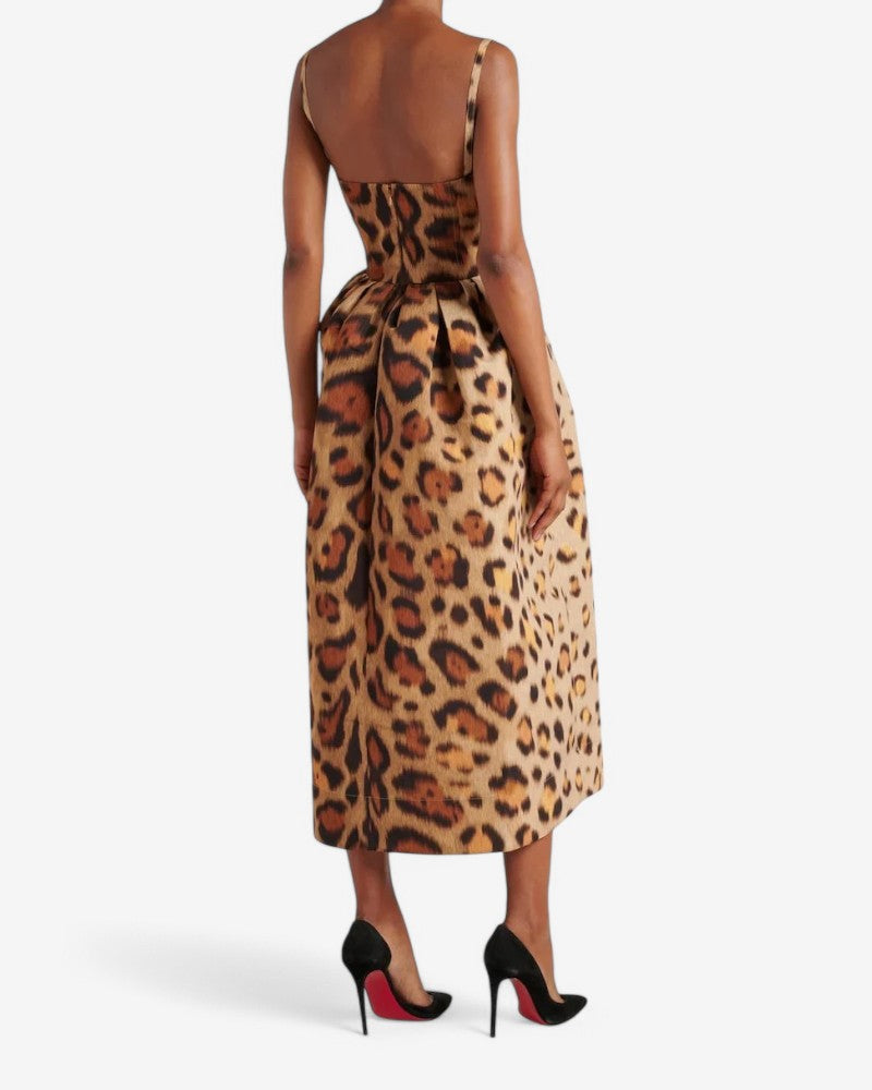 FERONA | LEOPARD ELEGANCE DRESS