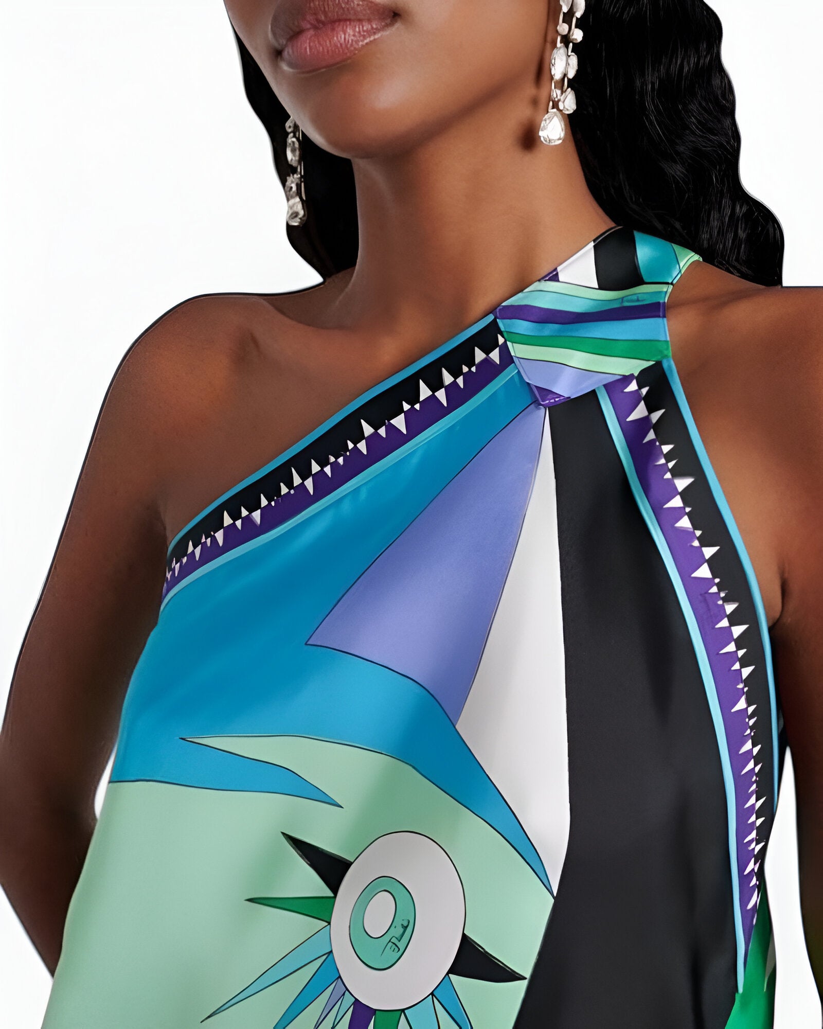 ELVARA | SATIN ONE-SHOULDER DRESS