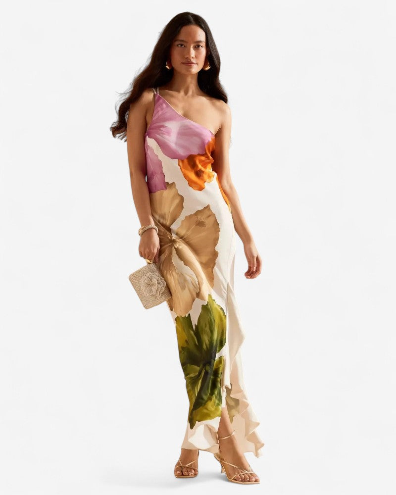 MERIVIA | ONE-SHOULDER DRESS
