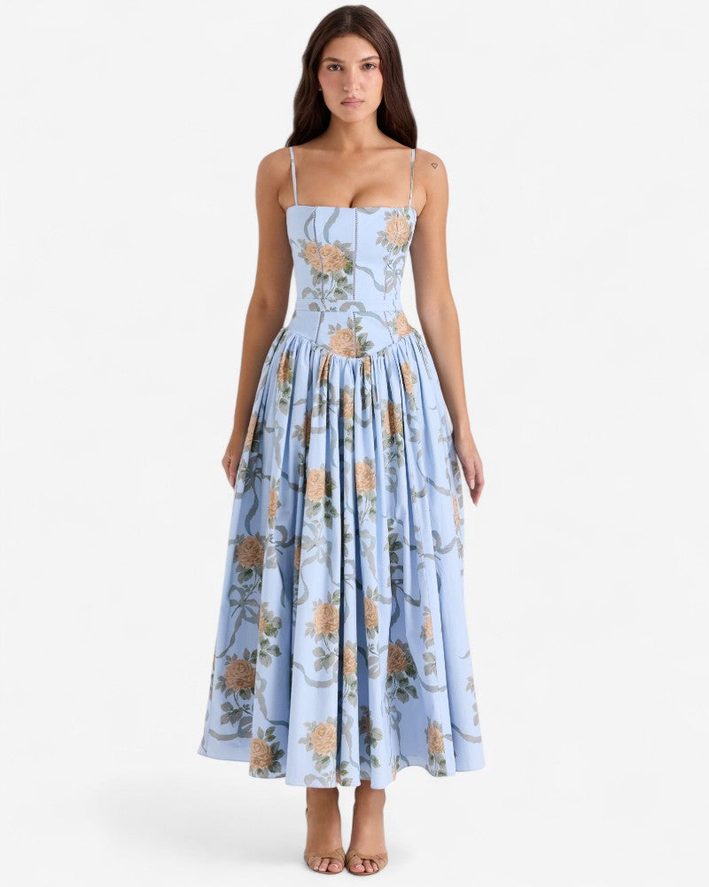 CELINEA | FLORAL BODICE DRESS